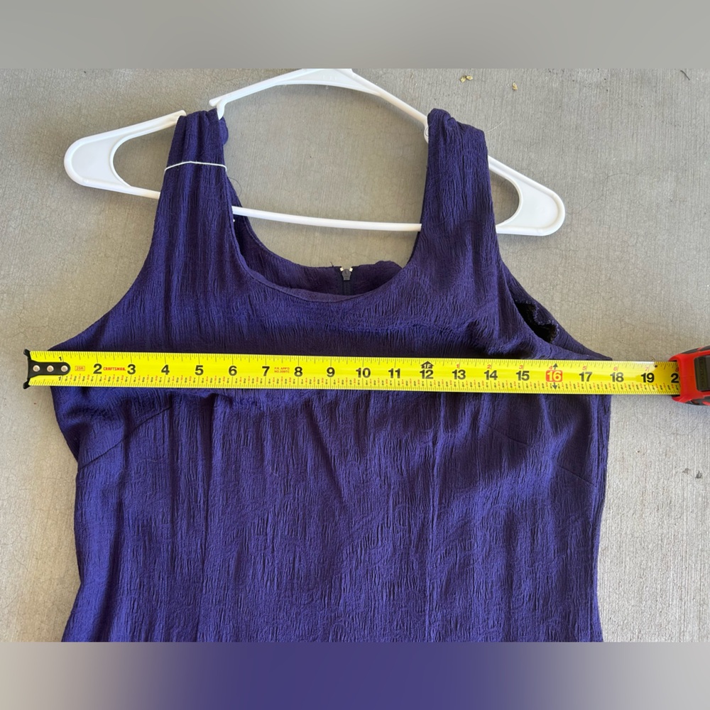 Elegant eggplant purple Maxi Dress - Picture 3 of 4